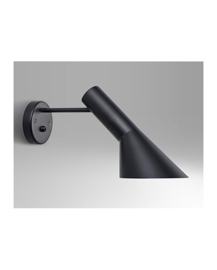Lámpara JACOB, aplique de pared, negra