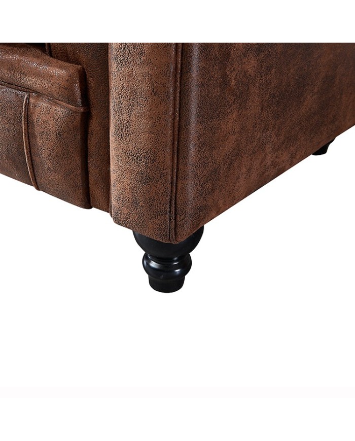 Sillón CHESTER, similpiel vintage