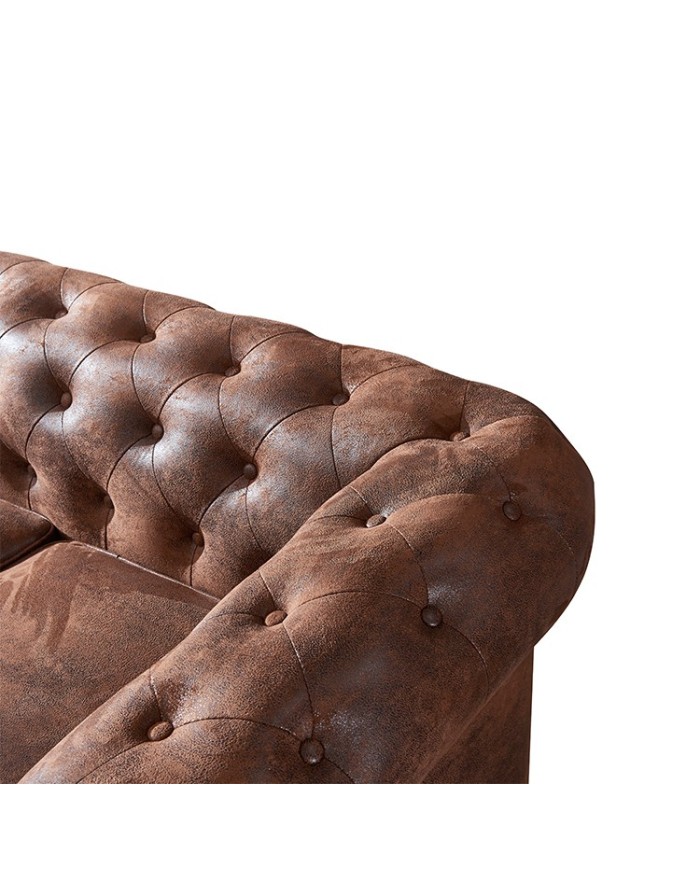 Sillón CHESTER, similpiel vintage