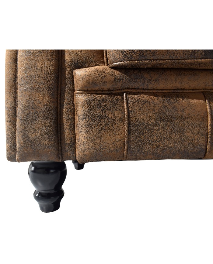 Sillón CHESTER, similpiel vintage