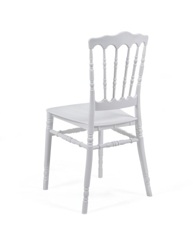 Silla WEDDING, apilable, polipropileno blanco