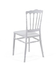 Silla WEDDING, apilable, polipropileno blanco