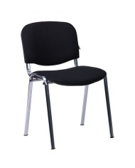 Silla NIZA NEW AM, chasis cromado, tejido A1, color negro*