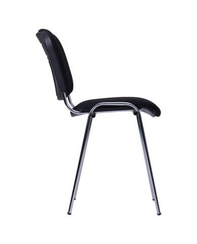 Silla NIZA NEW AM, chasis cromado, tejido A1, color negro*