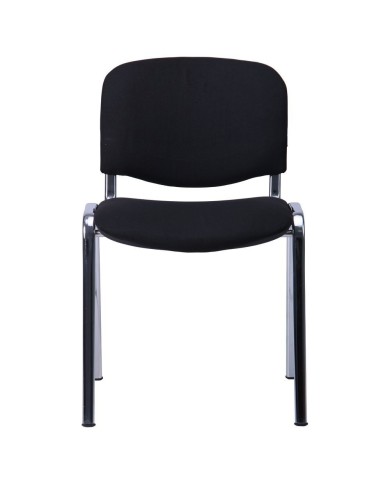 Silla NIZA NEW AM, chasis cromado, tejido A1, color negro*