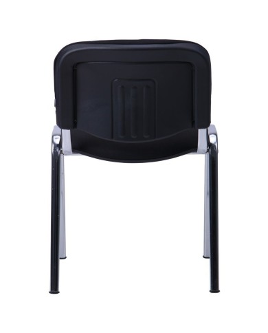 Silla NIZA NEW AM, chasis cromado, tejido A1, color negro*