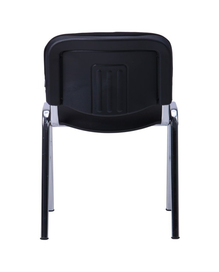 Silla NIZA NEW AM, chasis cromado, tejido A1, color negro*