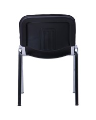 Silla NIZA NEW AM, chasis cromado, tejido A1, color negro*