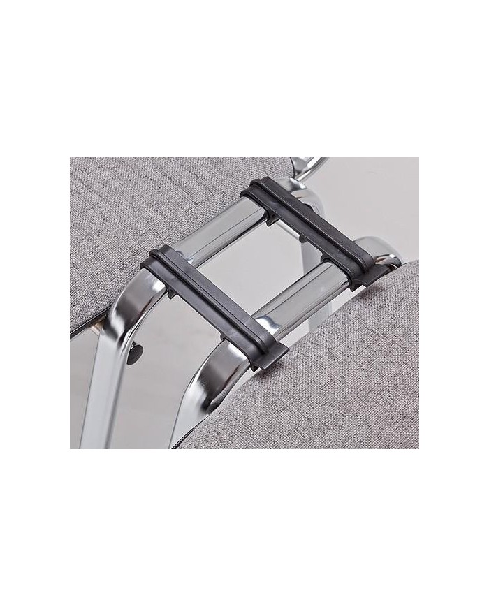 Silla NIZA NEW AM, chasis cromado, tejido A1, color negro*