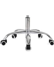 Sillón de oficina FISS NEW (M), negro, basculante, malla gris, tejido negro