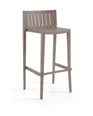 Taburete CHOPIN 99, apilable, polipropileno blanco