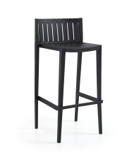 Taburete CHOPIN 99, apilable, polipropileno blanco