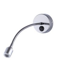 Lámpara WL-I502, aplique, cromado, lectura led