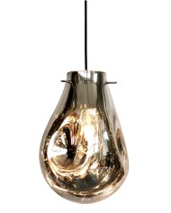 Lámpara MEISSA, colgante, cristal cromado