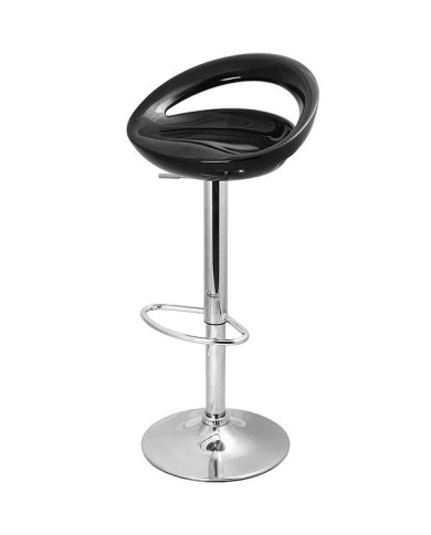 Taburete FLIT (M), cromado, abs negro