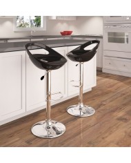 Taburete FLIT (M), cromado, abs negro