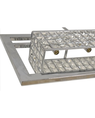 Lámpara ATRIA, colgante, metal, cristal