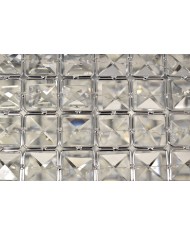 Lámpara ATRIA, colgante, metal, cristal