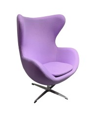 Sillón EG SH047, tapizado cachemira lila 47