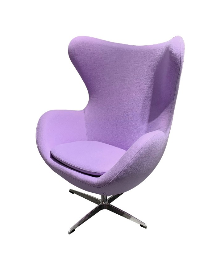Sillón EG SH047, tapizado cachemira lila 47