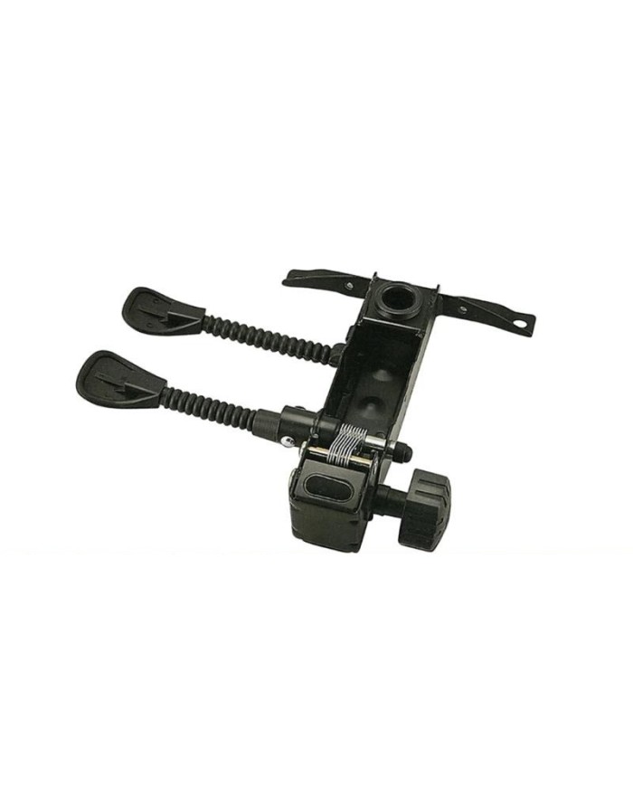 Sillón de oficina GRAZ, blanco, alto, malla y tejido negro