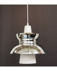 Lámpara JÚPITER, colgante, metal, plata