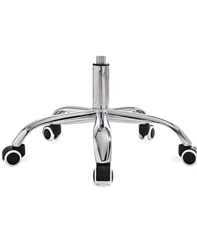 Sillón de oficina FISS NEW (M), negro, basculante, malla y tejido negro