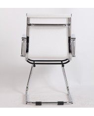 Sillón de oficina MAX NEW, fijo, malla blanca