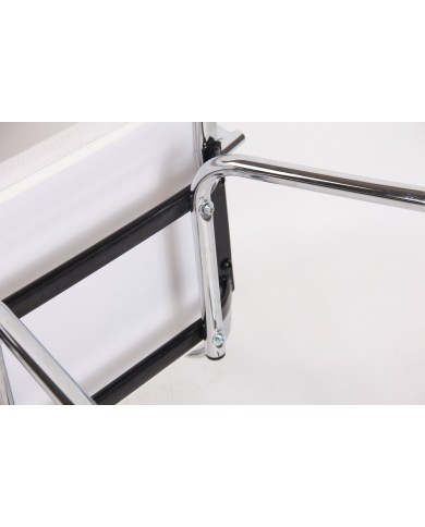 Sillón de oficina MAX NEW, fijo, malla blanca