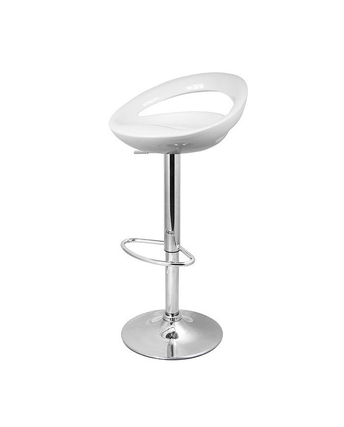 Taburete FLIT ( M ), cromado, abs blanco