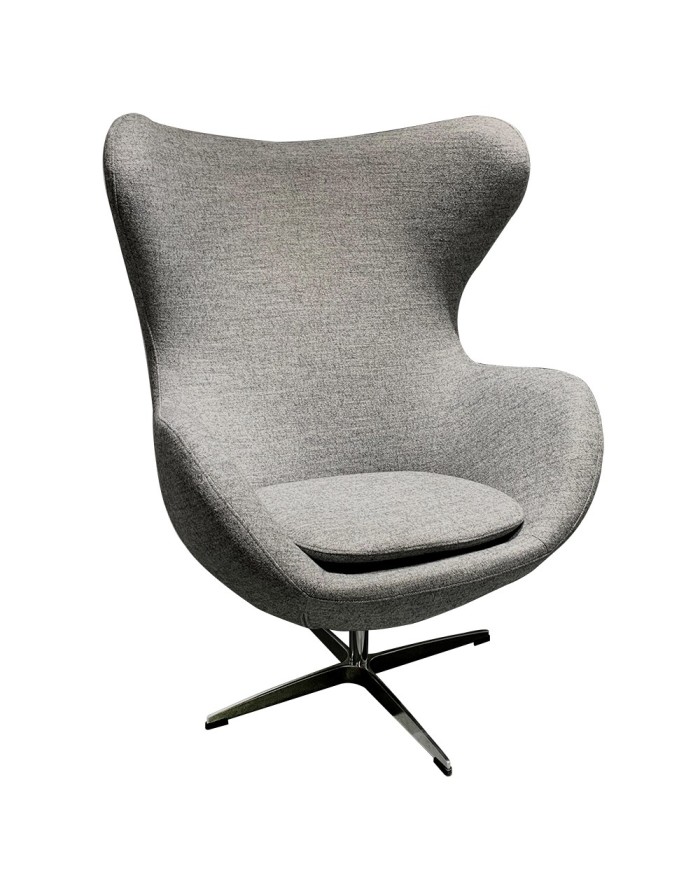 Sillón EG, tapizado cachemira gris 51