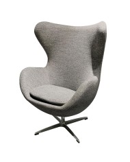 Sillón EG, tapizado cachemira gris 51
