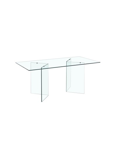 Mesa OTISH, cristal 180x90 cms