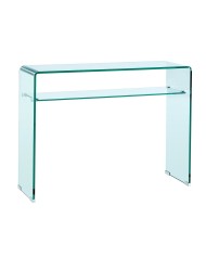 Consola CANADA (SU), cristal curvado, 100 x 33 cms