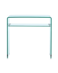 Consola CANADA (SU), cristal curvado, 80 x 33 cms