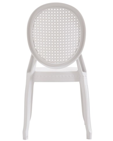 Silla CIBELES, apilable, polipropileno blanco