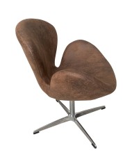 Sillón SW, tapizado en similpiel vintage