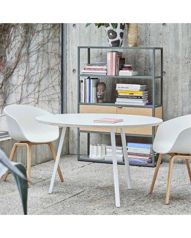 Sillón DANTE NEW (SU), metal, polipropileno blanco