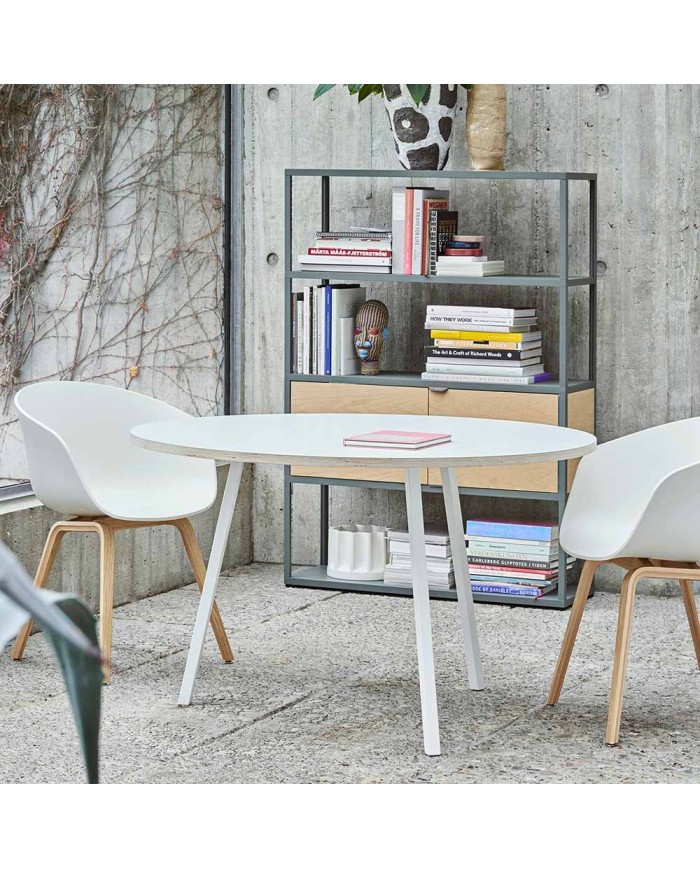 Sillón DANTE NEW (SU), metal, polipropileno blanco