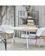 Sillón DANTE NEW (SU), metal, polipropileno blanco