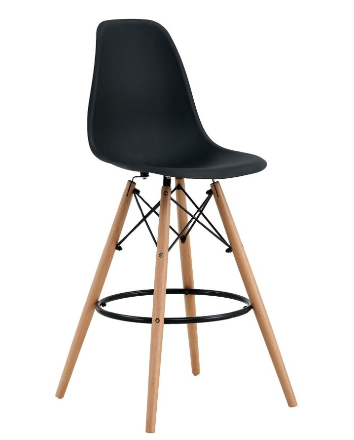 Taburete STAR (SU), madera, carcasa negra