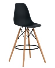 Taburete STAR (SU), madera, carcasa negra