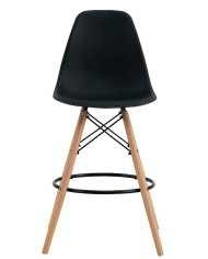 Taburete STAR (SU), madera, carcasa negra