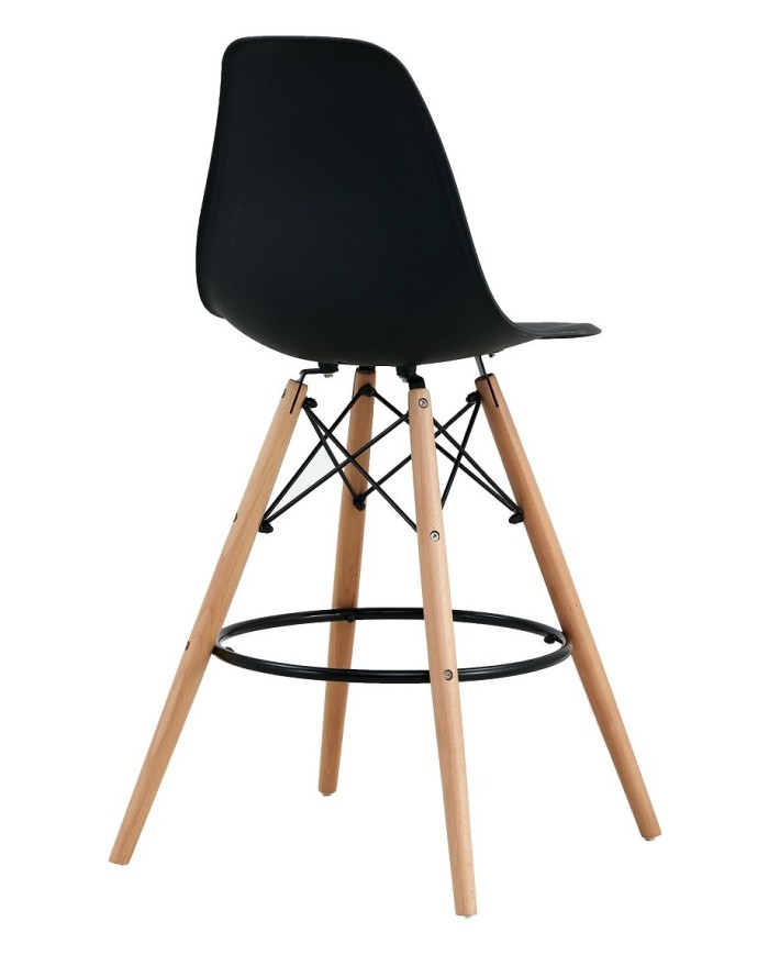 Taburete STAR (SU), madera, carcasa negra