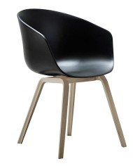 Sillón DANTE NEW (SU), metal, polipropileno negro