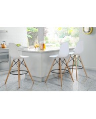 Taburete STAR (SU), madera, carcasa gris oscuro