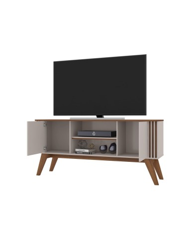 Mueble TV VITTA, blanco roto y matte, 150 cms.