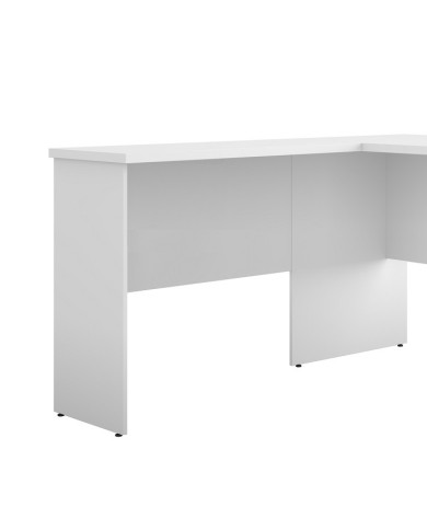 Mesa auxiliar ECO, bilaminado color platino, 90 x 40 cms