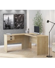 Mesa auxiliar ECO, bilaminado color natura, 90 x 40 cms