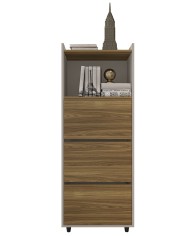 Archivador STUDIO, 3 gavetas, bilaminado miel y cacao